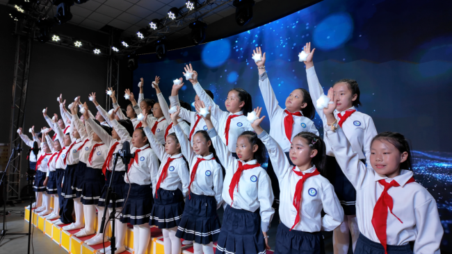 绥芬河市公益辅导“三区”文化人才成果展——阜宁小学“边城之梦”合唱团专场展演圆满举行